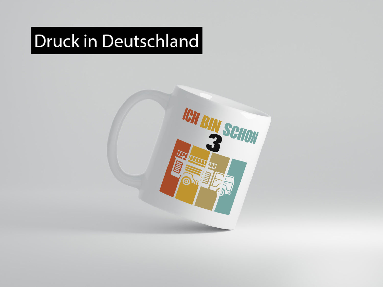 Ich bin schon 3 | 3. Geburtstag Kind Jähriger lustig Geschenkidee Geschenk Tasse