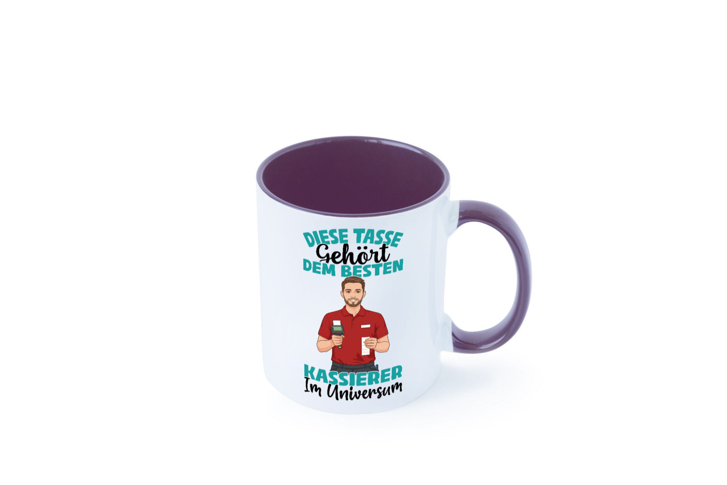 Im Universum: Kassierer Geschenk Humor Geschenkidee lustiger Spruch Tasse