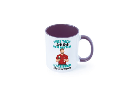 Im Universum: Kassierer Geschenk Humor Geschenkidee lustiger Spruch Tasse