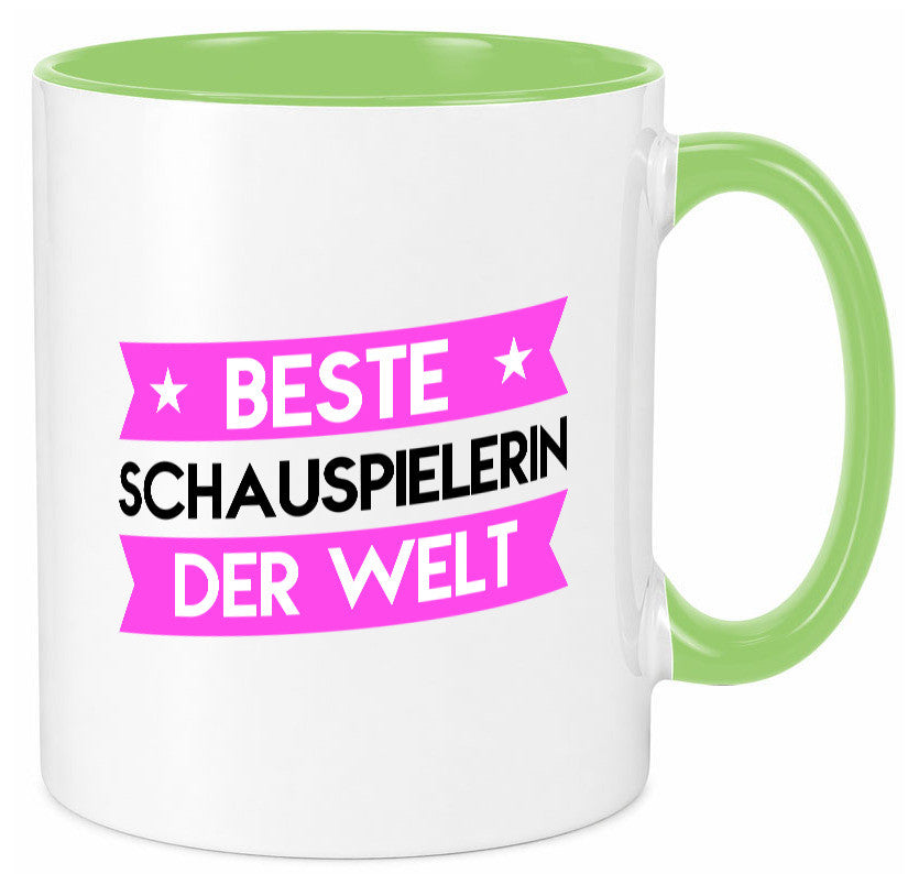 Beste Schauspielerin | Theater lustiger Spruch Geschenk Humor Geschenkidee Tasse