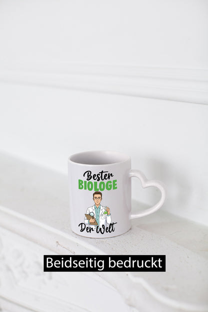 Bester Biologe | Biologie Naturforscher v2 Geschenkidee Humor Tasse