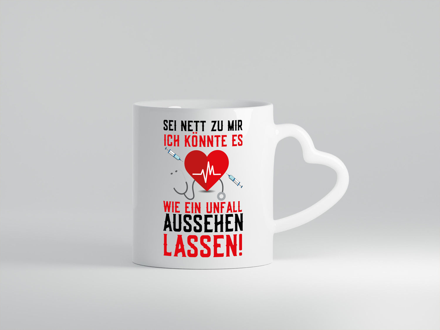 Sei nett zu mir | Krankenschwester Arzt Klinik Spritze v2 lustig Humor