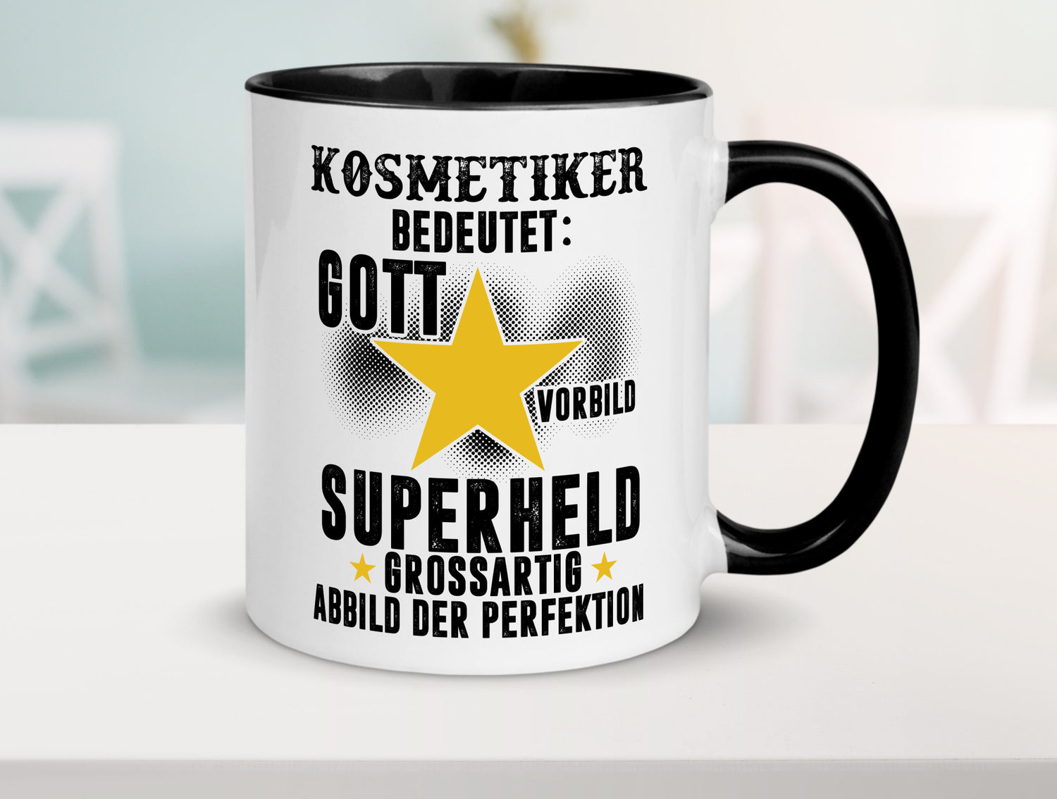 Bedeutung von Kosmetiker | Kosmetik Stylist Visagist Geschenkidee Humor Tasse