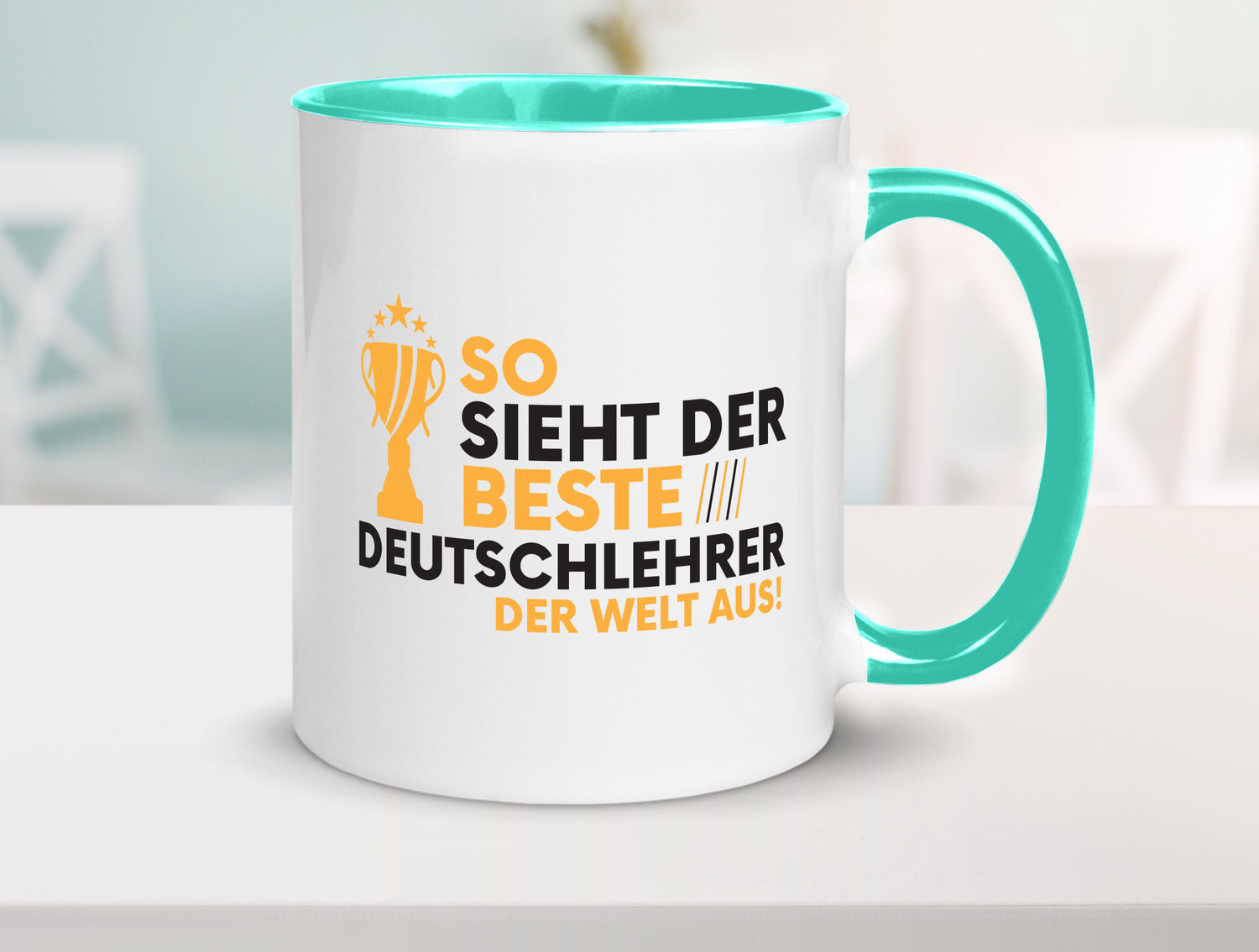 Der Weltbeste Deutschlehrer | Lehrer Schule lustiger Spruch Geschenk Humor