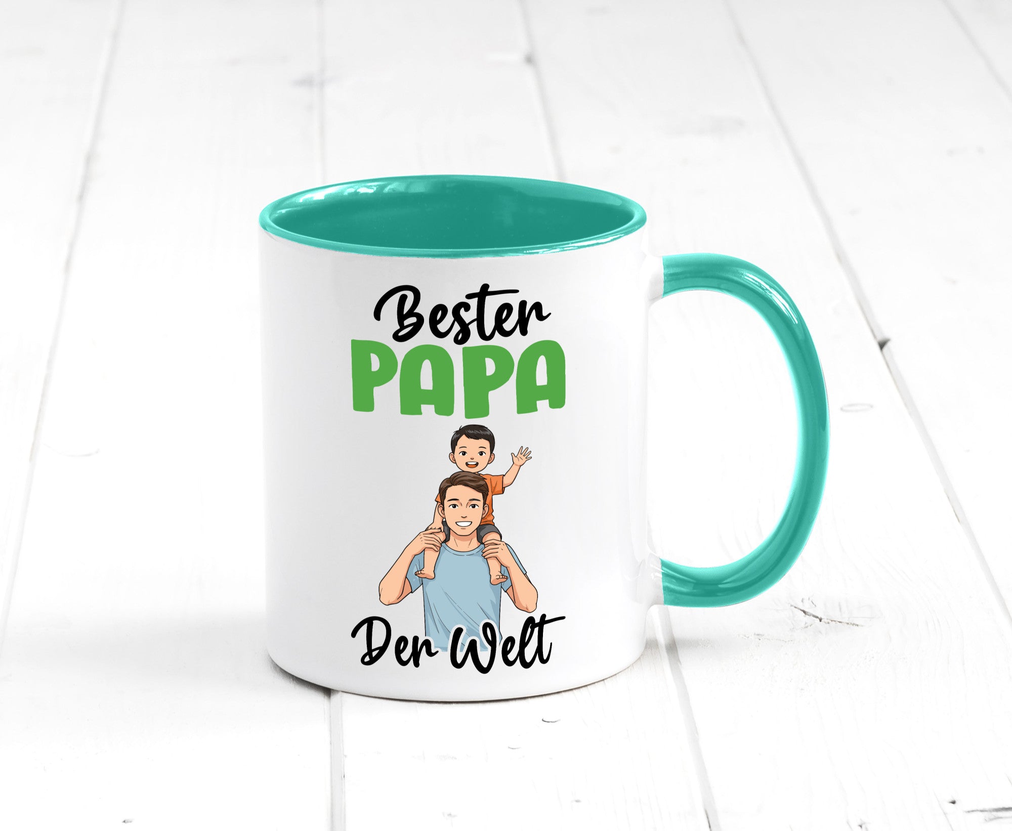 Bester Papa | Vatertag Daddy Familie lustiger Spruch Geschenk Geschenkidee Tasse