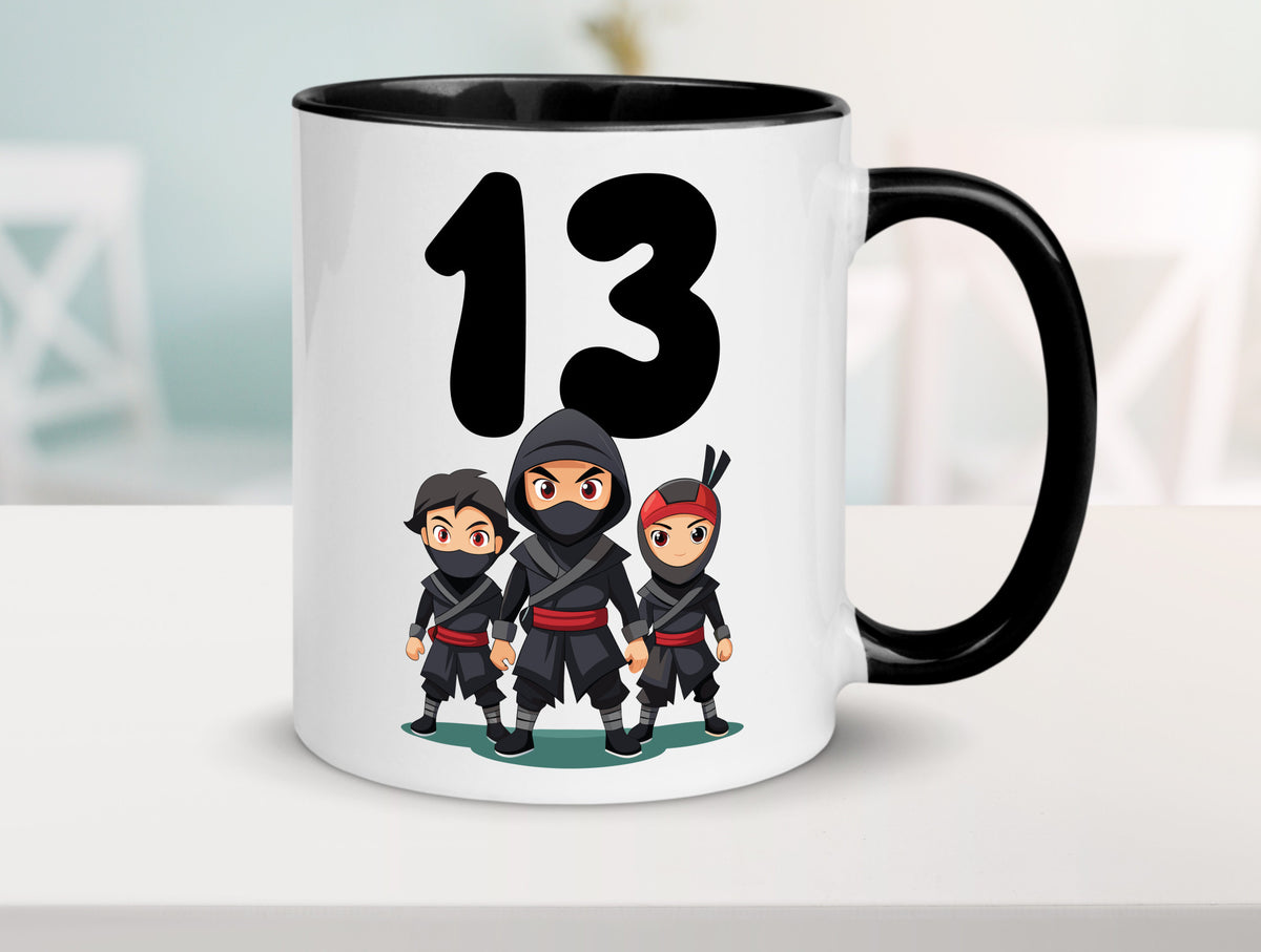 13. Geburtstag | 13 Jahre Ninja Geschenk Geschenkidee lustiger Spruch Tasse