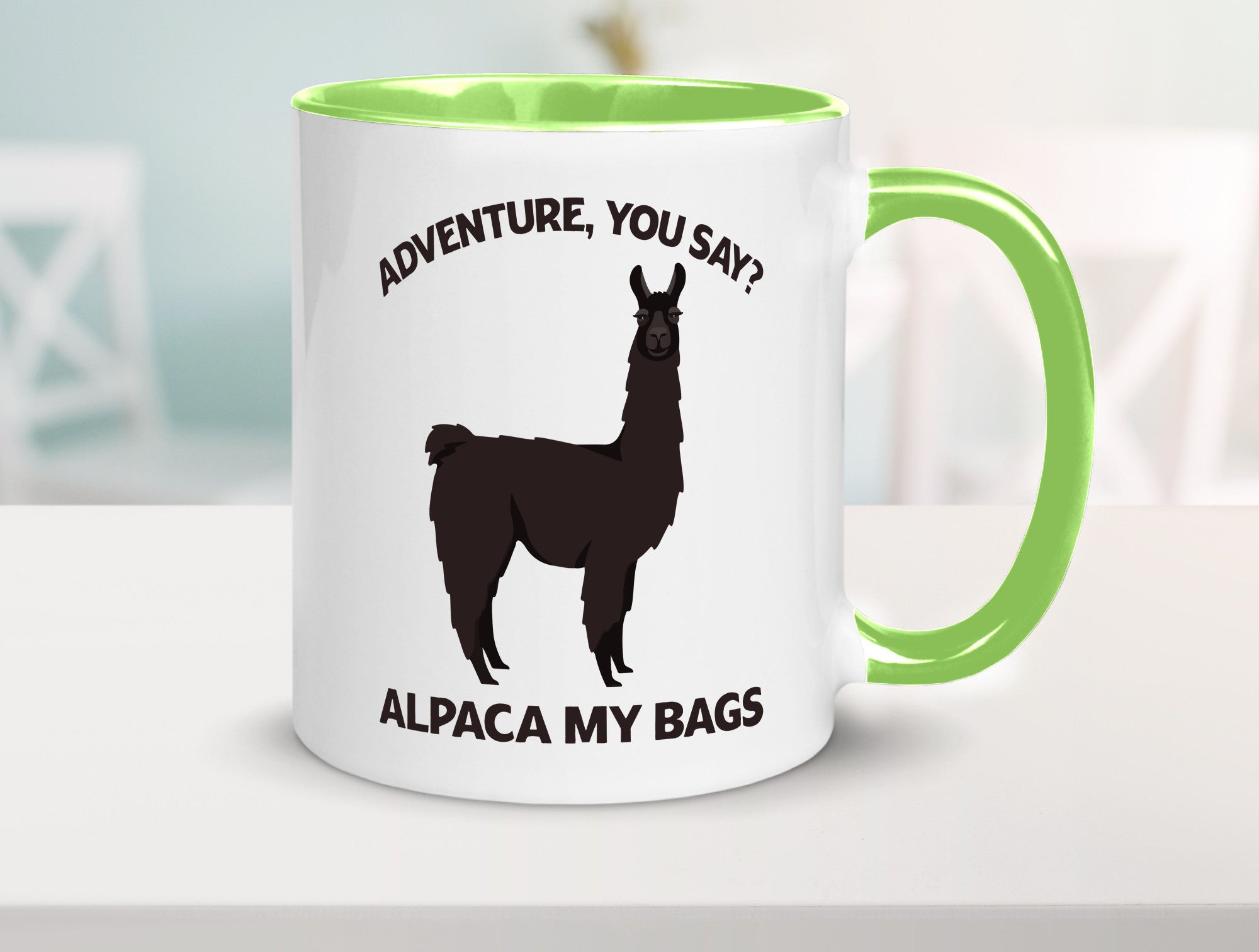 Adventure, Alpaca | Humor Geschenkidee Tasse