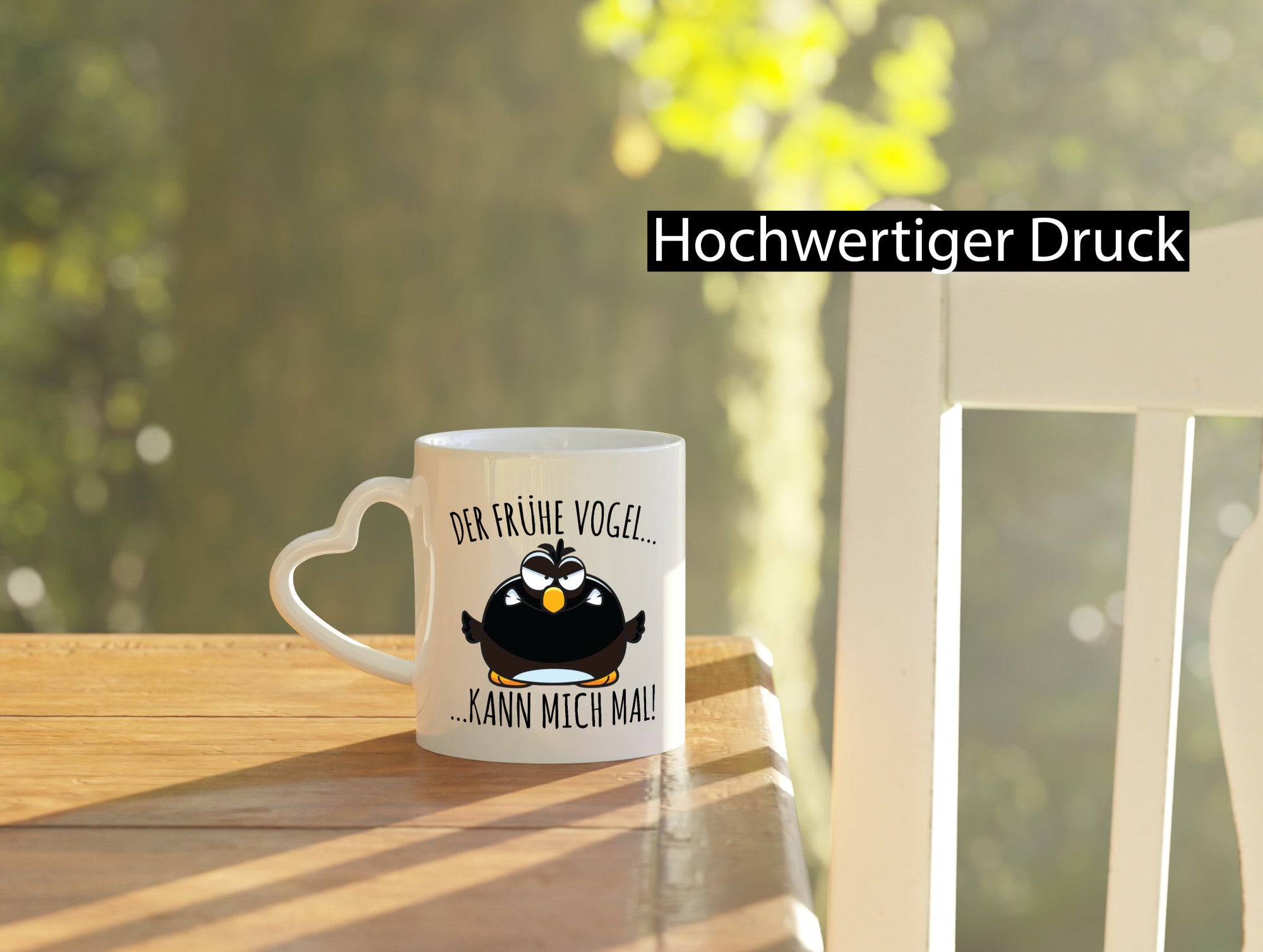 Frühe Vogel kann mich mal | Morgenmuffel mürrischer Geschenk Humor Geschenkidee