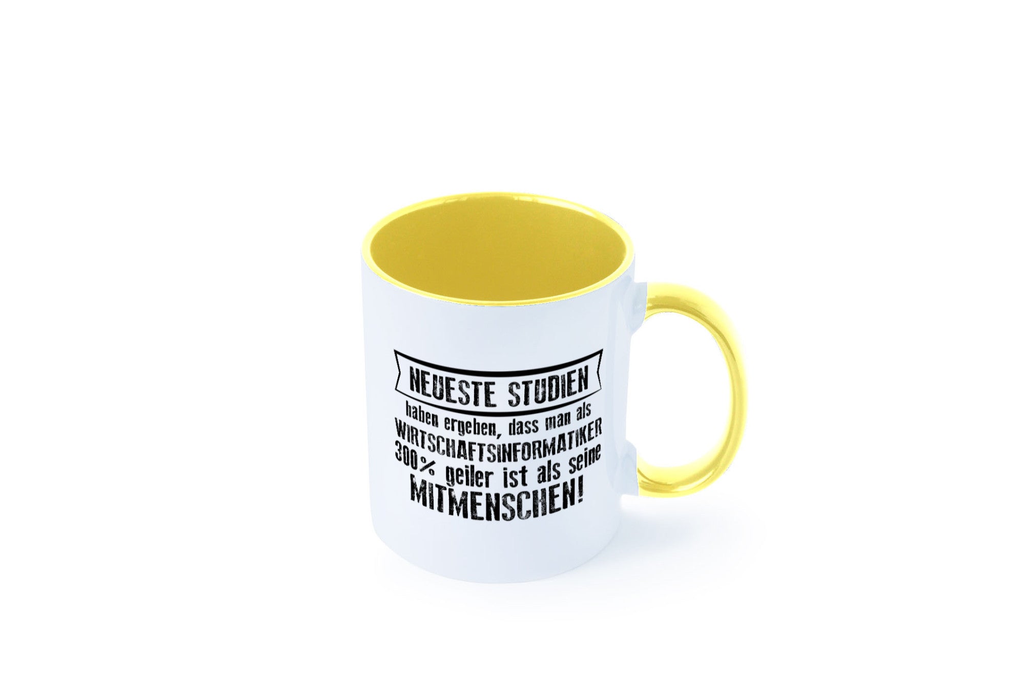 Neuste Studien: Wirtschaftsinformatiker | Wirtschaft Geschenkidee Humor Tasse