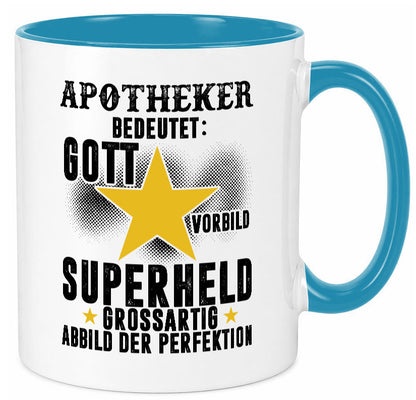 Bedeutung von Apotheker | Apotheke Pharmazie Humor Geschenkidee Tasse