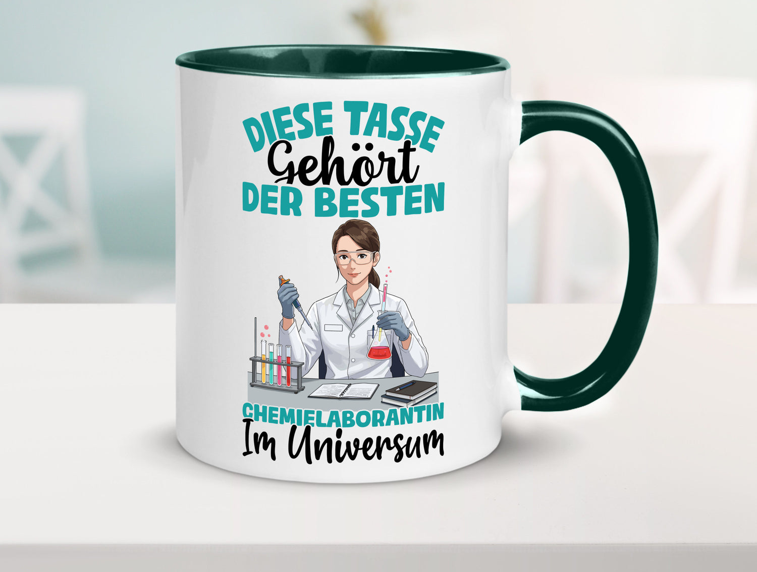 Im Universum: Chemielaborantin | Laborantin Chemie lustiger Spruch Geschenk