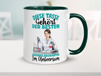 Im Universum: Chemielaborantin | Laborantin Chemie lustiger Spruch Geschenk