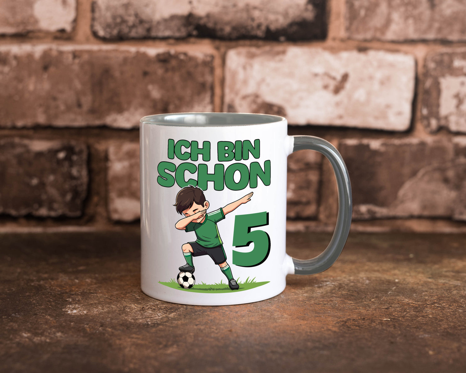 5. Geburtstag | 5 Jahre Fußballer lustiger Spruch Geschenk Geschenkidee Tasse