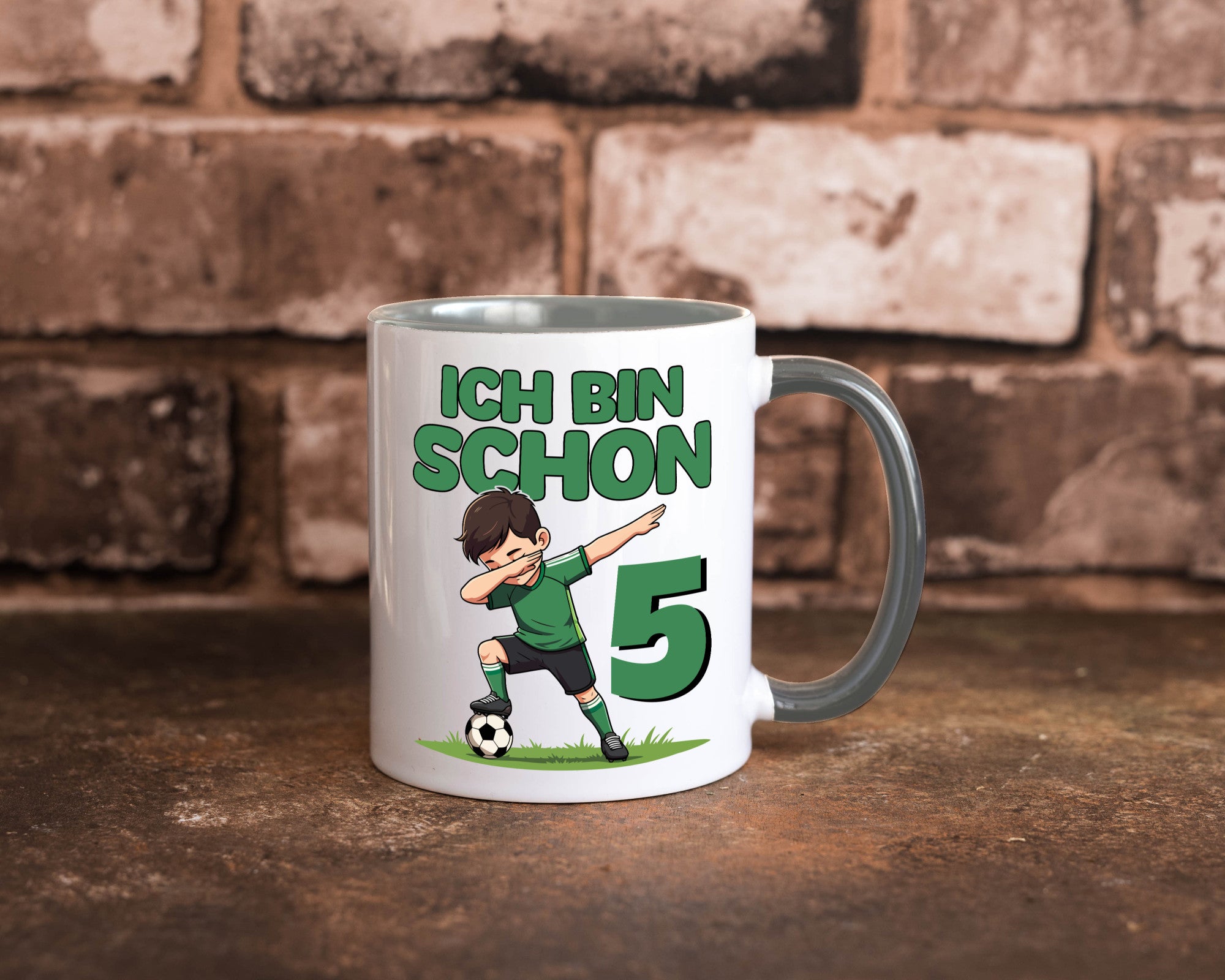 5. Geburtstag | 5 Jahre Fußballer lustiger Spruch Geschenk Geschenkidee Tasse