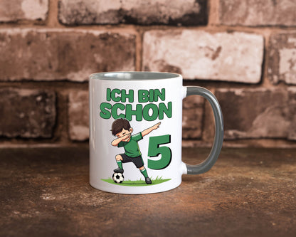 5. Geburtstag | 5 Jahre Fußballer lustiger Spruch Geschenk Geschenkidee Tasse