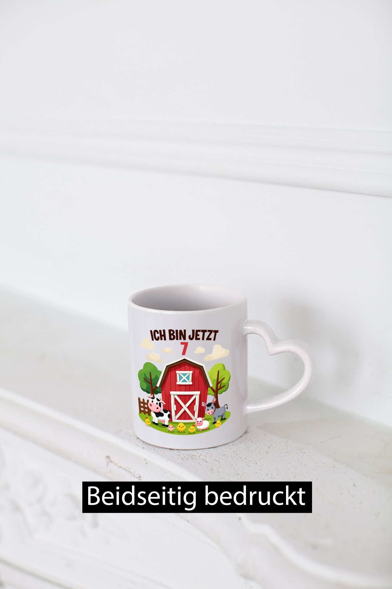 7. Geburtstag | 6 Jahre Bauernhof und Tiere lustig Geschenkidee Geschenk Tasse