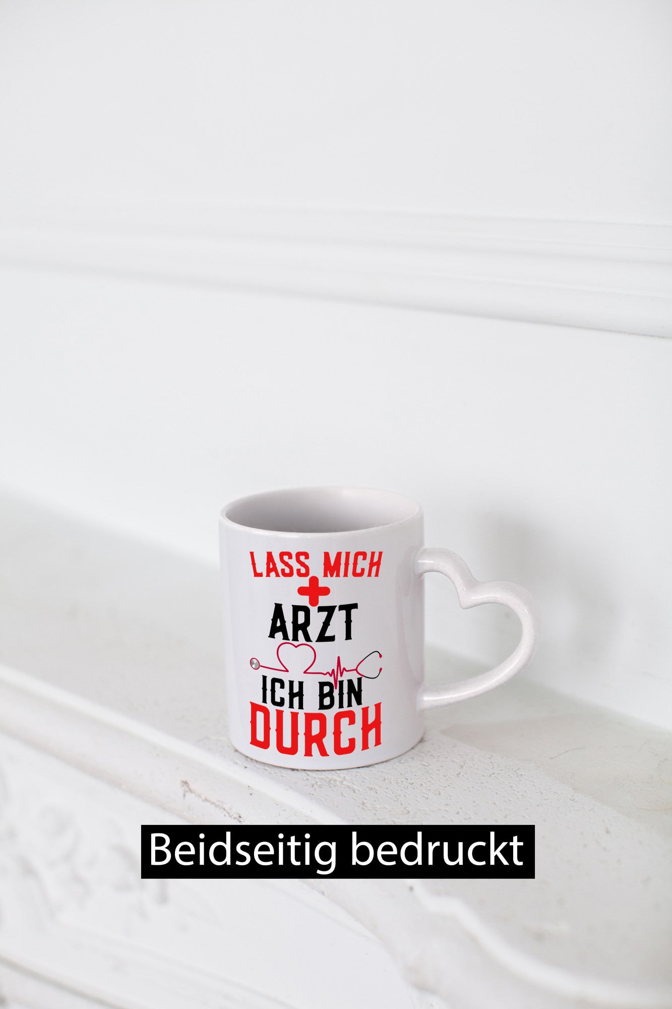 Arzt | Lass mich durch Herz Doktor Krankenhaus Puls Humor Geschenkidee Tasse