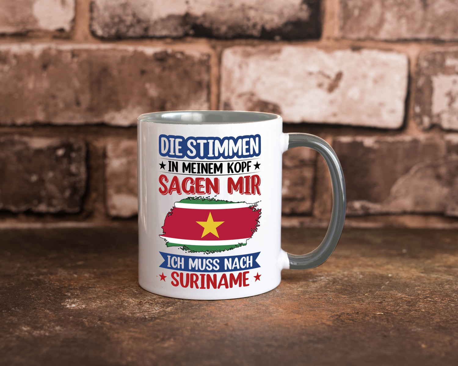 Suriname | Urlaub Stimmen in meinem Kopf Traumland v2 Geschenk Humor