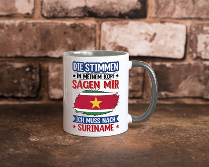 Suriname | Urlaub Stimmen in meinem Kopf Traumland v2 Geschenk Humor