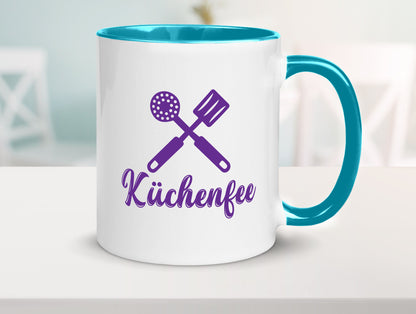 Küchenfee | Mama kocht am besten Muttertag Geschenkidee Familie Humor Tasse