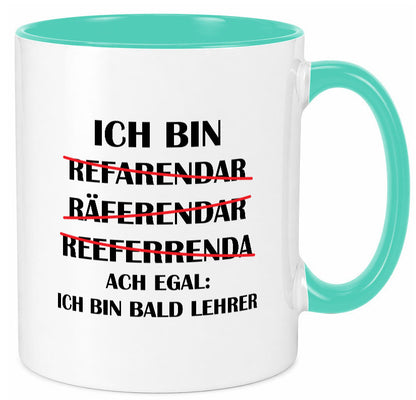 Ich bin bald Lehrer | Rechtschreibfehler lustig Humor Geschenkidee Geschenk