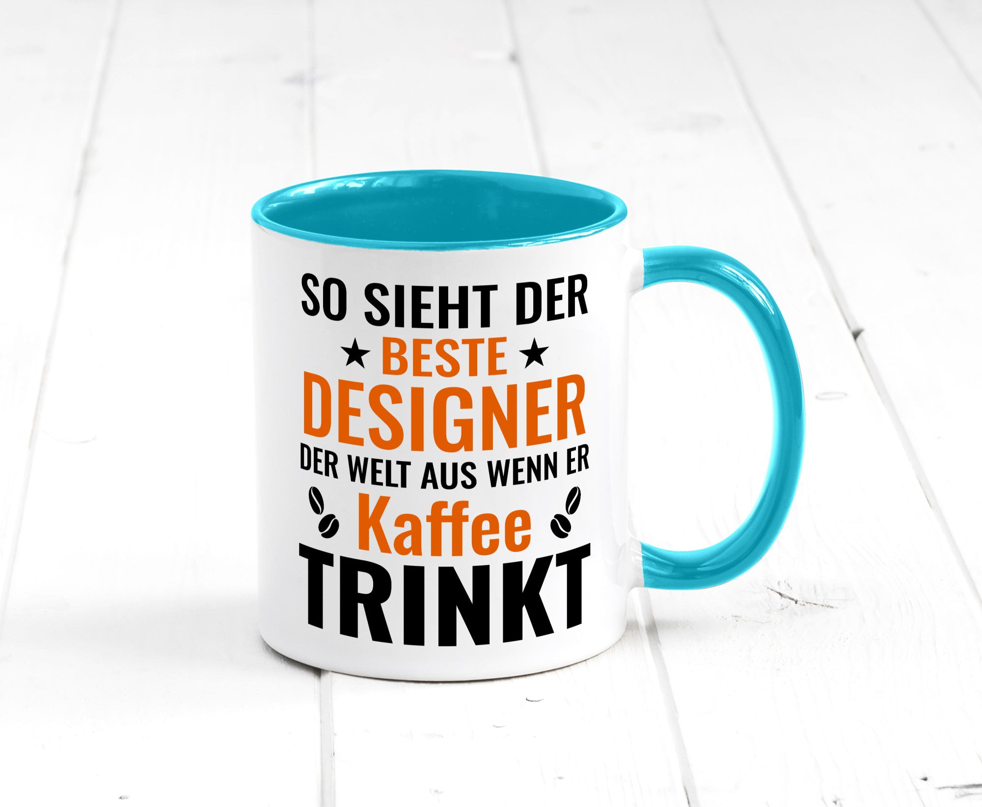 Kaffee trinkt: Designer Beruf | Mode Geschenkidee Arbeit Kollegen Büro Humor