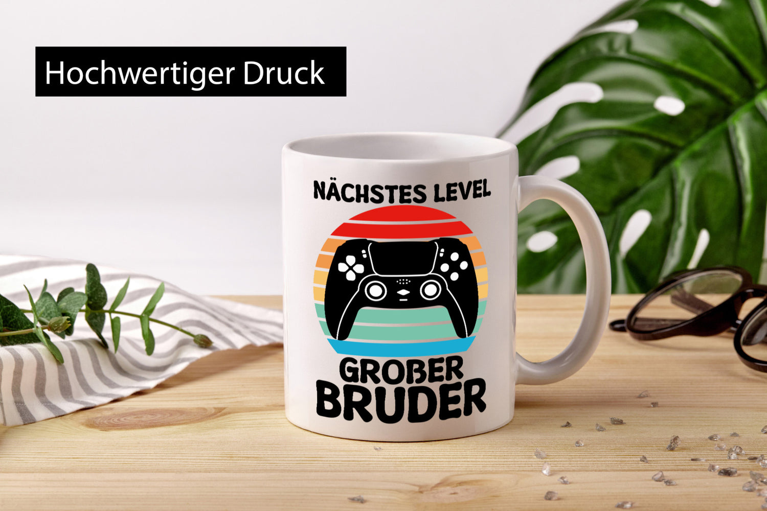 Nächstes level | Großer Bruder Game Zocken v2 Humor Geschenkidee Tasse