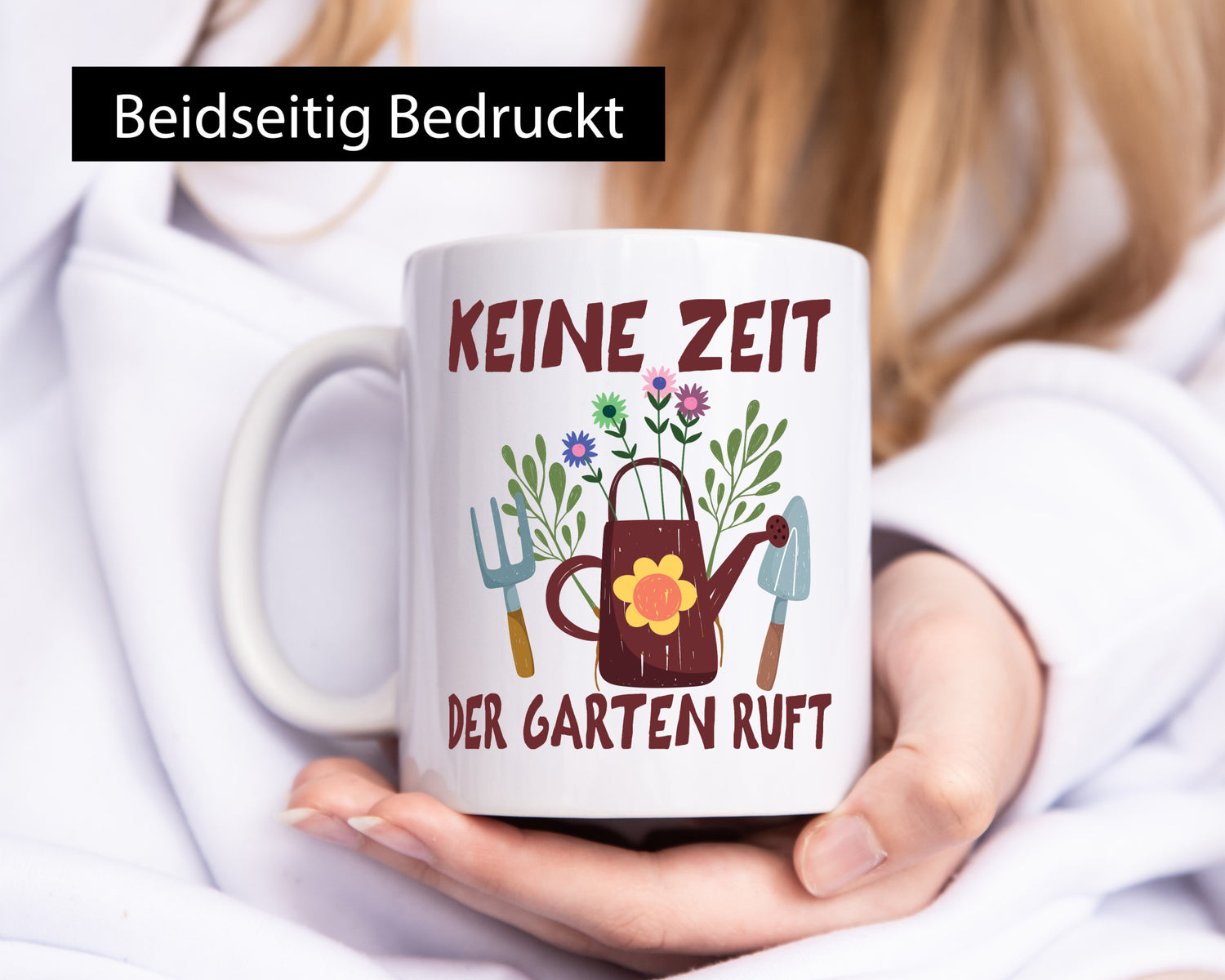 Keine Zeit der Garten ruft | Gärtner Gartenarbeit lustiger Spruch Geschenk