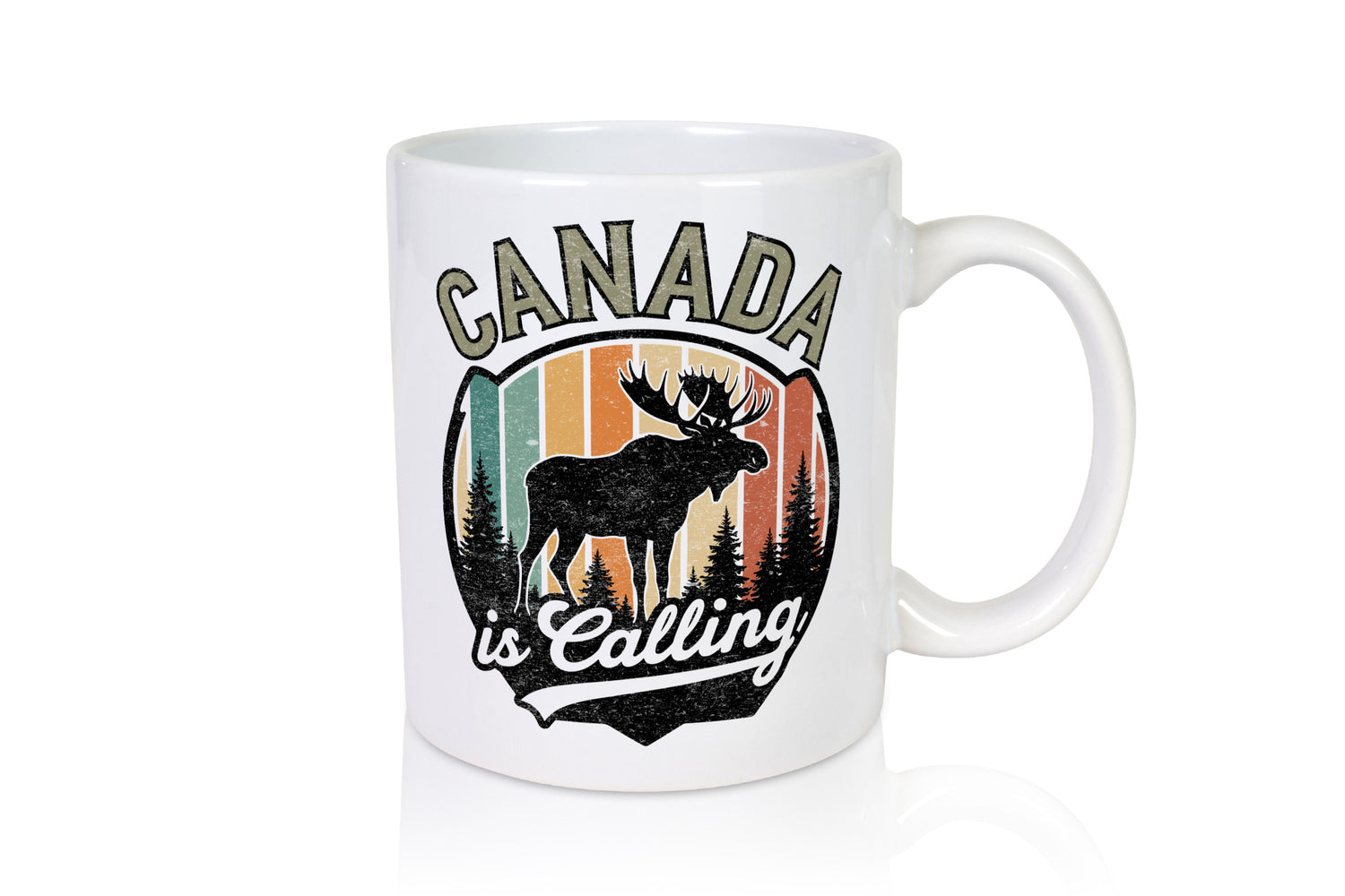 Canada is calling | Retro ruft an Urlaub Kanada lustiger Spruch Geschenk Humor