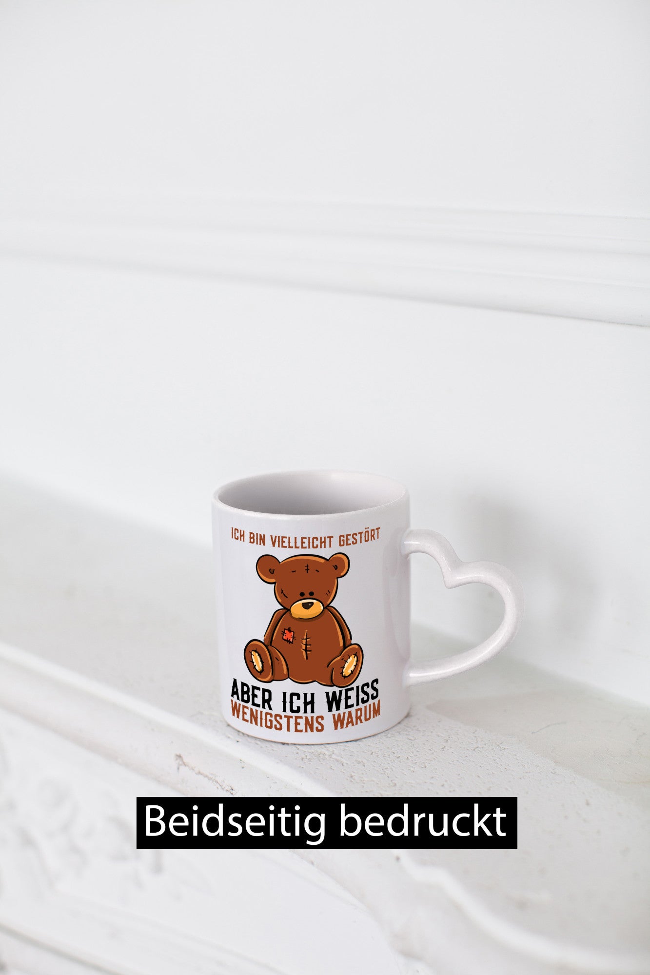 Ich bin vielleicht gestört | Verrückt Bär Comic Humor lustiger Spruch Geschenk