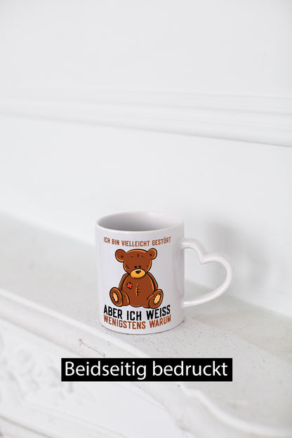 Ich bin vielleicht gestört | Verrückt Bär Comic Humor lustiger Spruch Geschenk