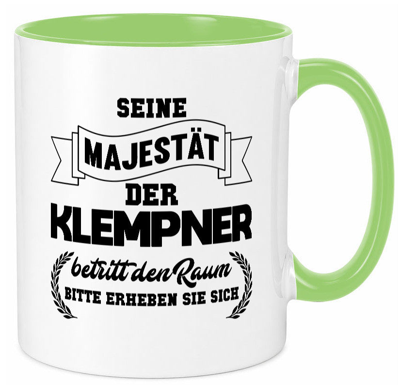 Der Klempner betritt den raum | Geschenk Humor Geschenkidee lustiger Spruch