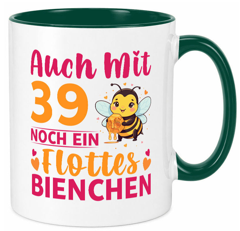39. Geburtstag | Flottes Bienchen 39 Jahre lustiger Spruch Geschenk