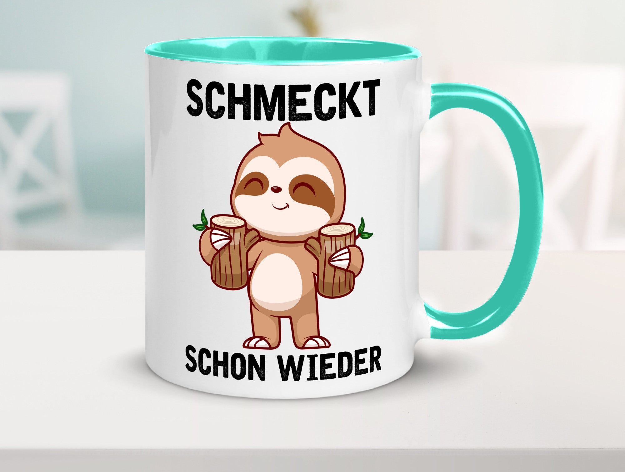 Schmeckt schon wieder | Frankfurt Hessen v2 Geschenkidee Humor Tasse