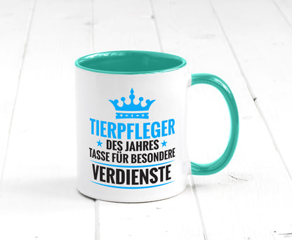 Besonderer Verdienst: Tierpfleger | Pflegeberuf Tierheim Humor Arbeit Kollegen