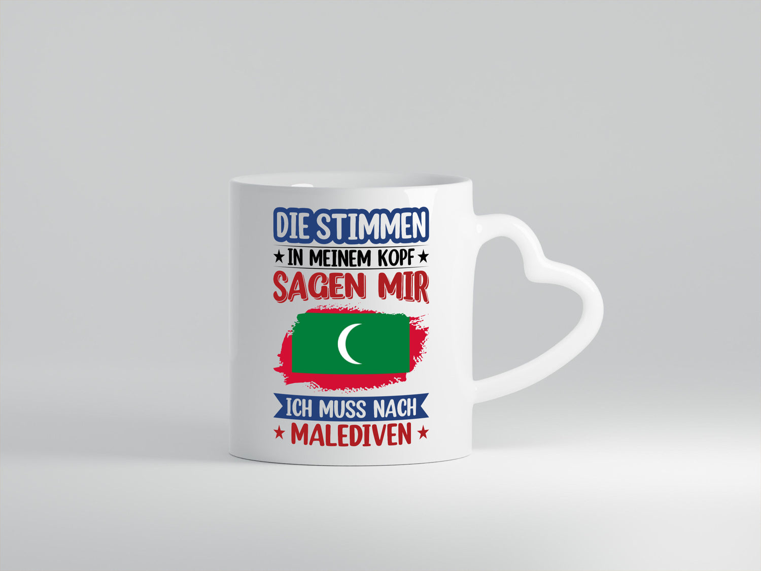 Malediven | Urlaub Stimmen in meinem Kopf Traumland Geschenk Humor Geschenkidee