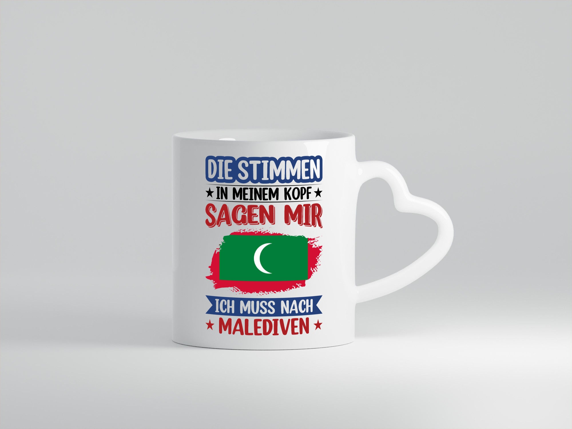Malediven | Urlaub Stimmen in meinem Kopf Traumland Geschenk Humor Geschenkidee