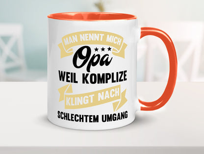 Man nennt mich Opa | Bester der Welt Humor Familie Geschenkidee Tasse