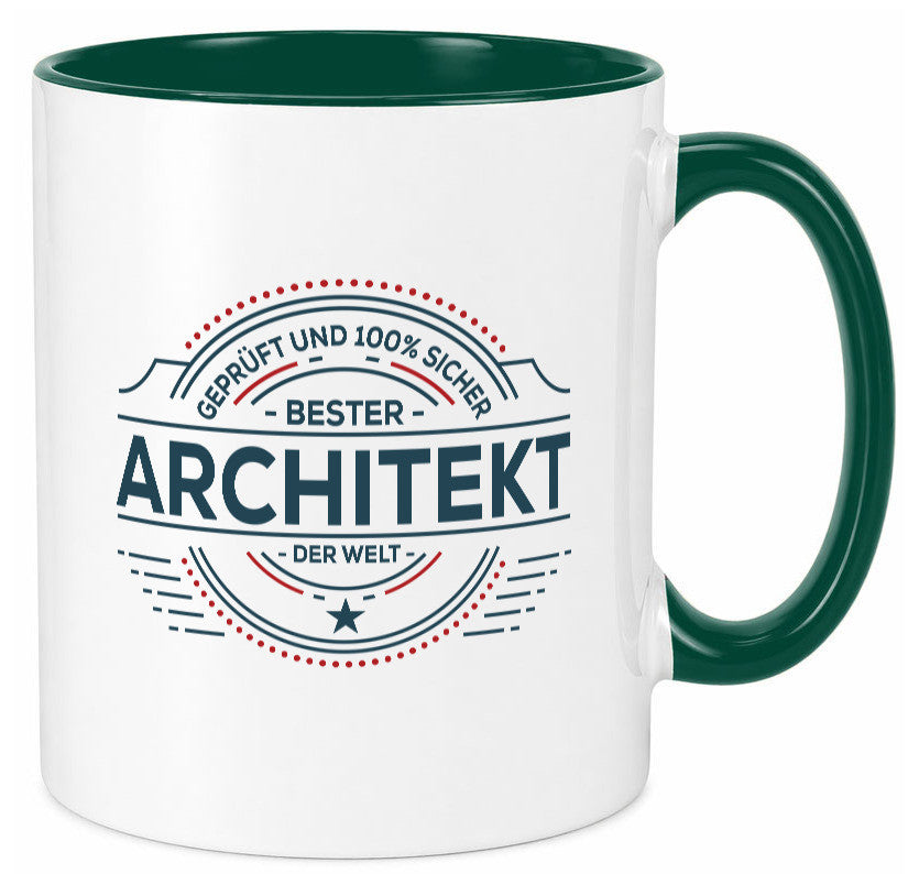 Geprüft und sicher: Architekt | Architektur Büro lustiger Spruch Geschenk