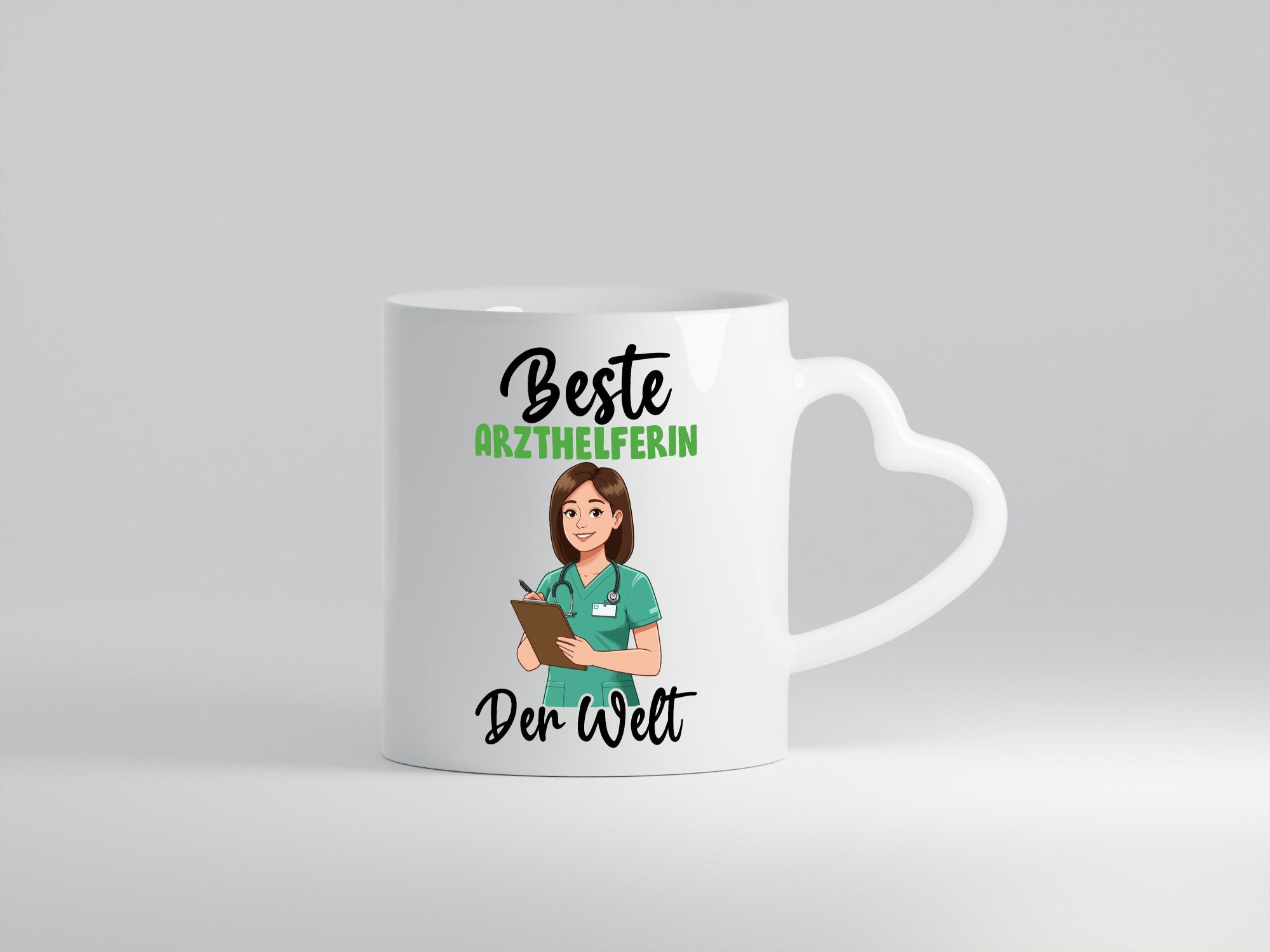 Beste Arzthelferin | Fachangestellte Medizin v2 Geschenkidee Humor Tasse
