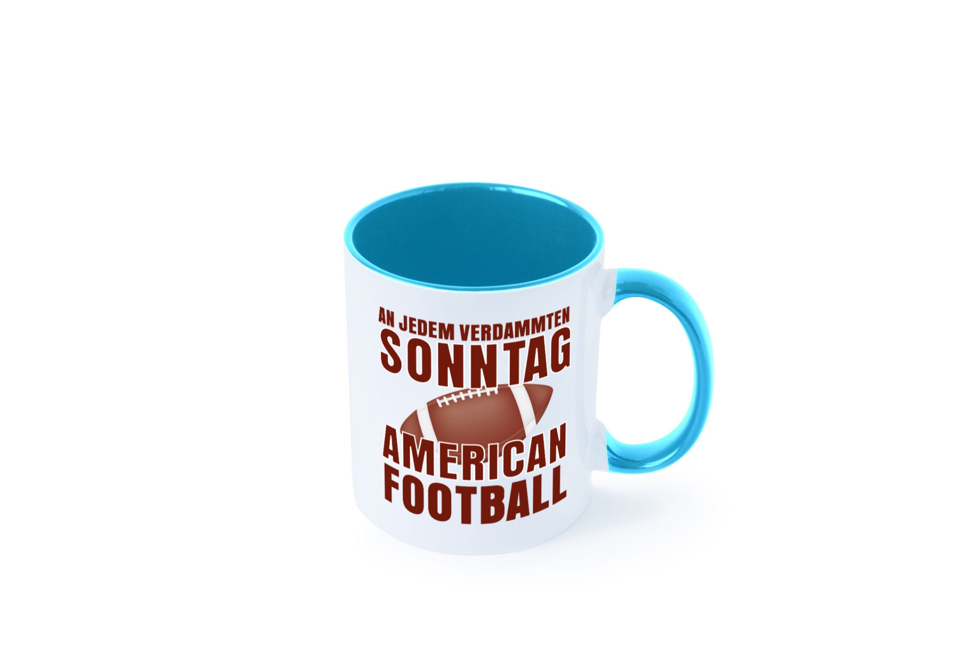 American Football | Sportfan Motiv jeden Sonntag Humor Geschenkidee Tasse