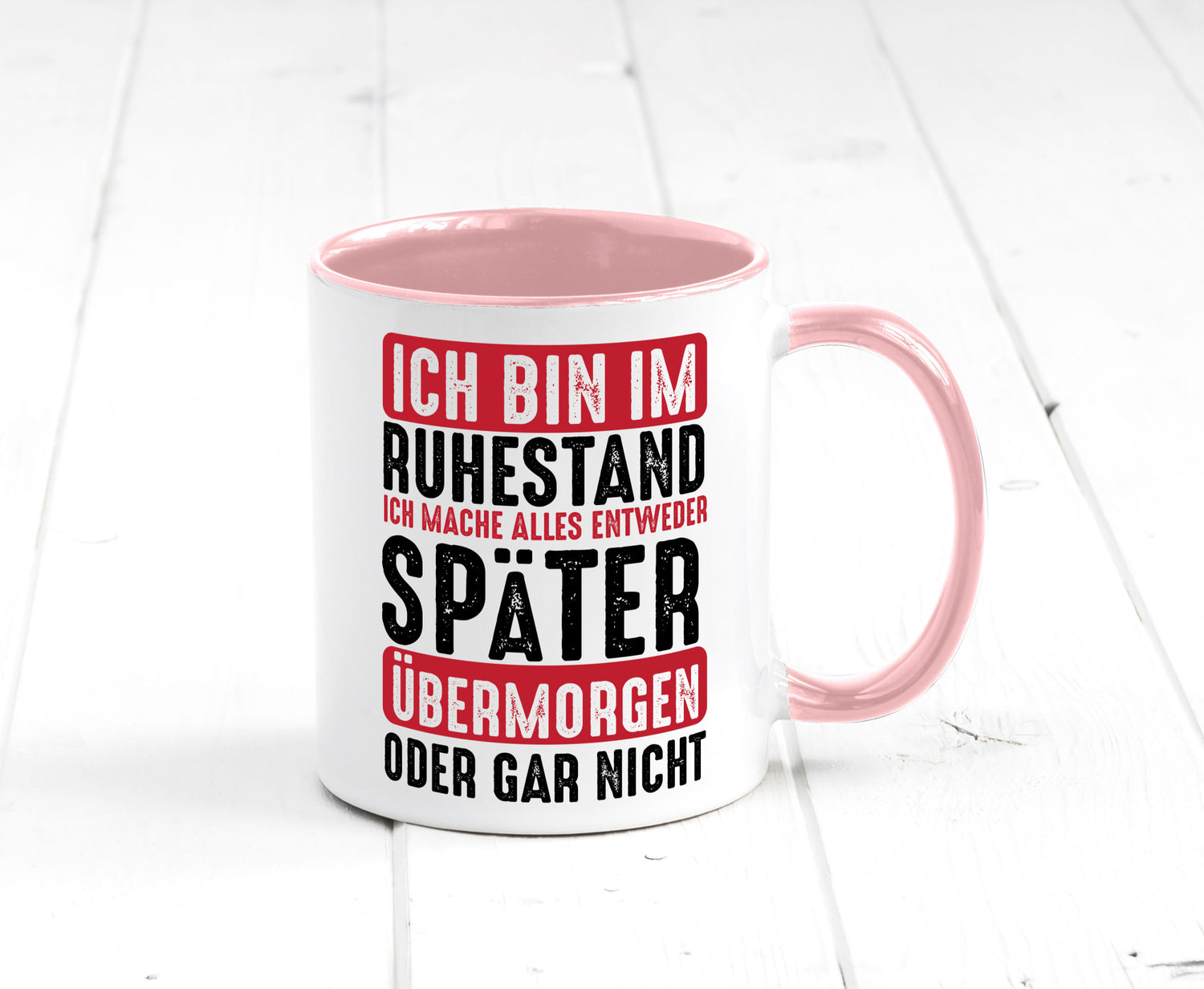 Ich mache alles später oder gar nicht | Rentner Ruhestand Geschenkidee Jubiläum