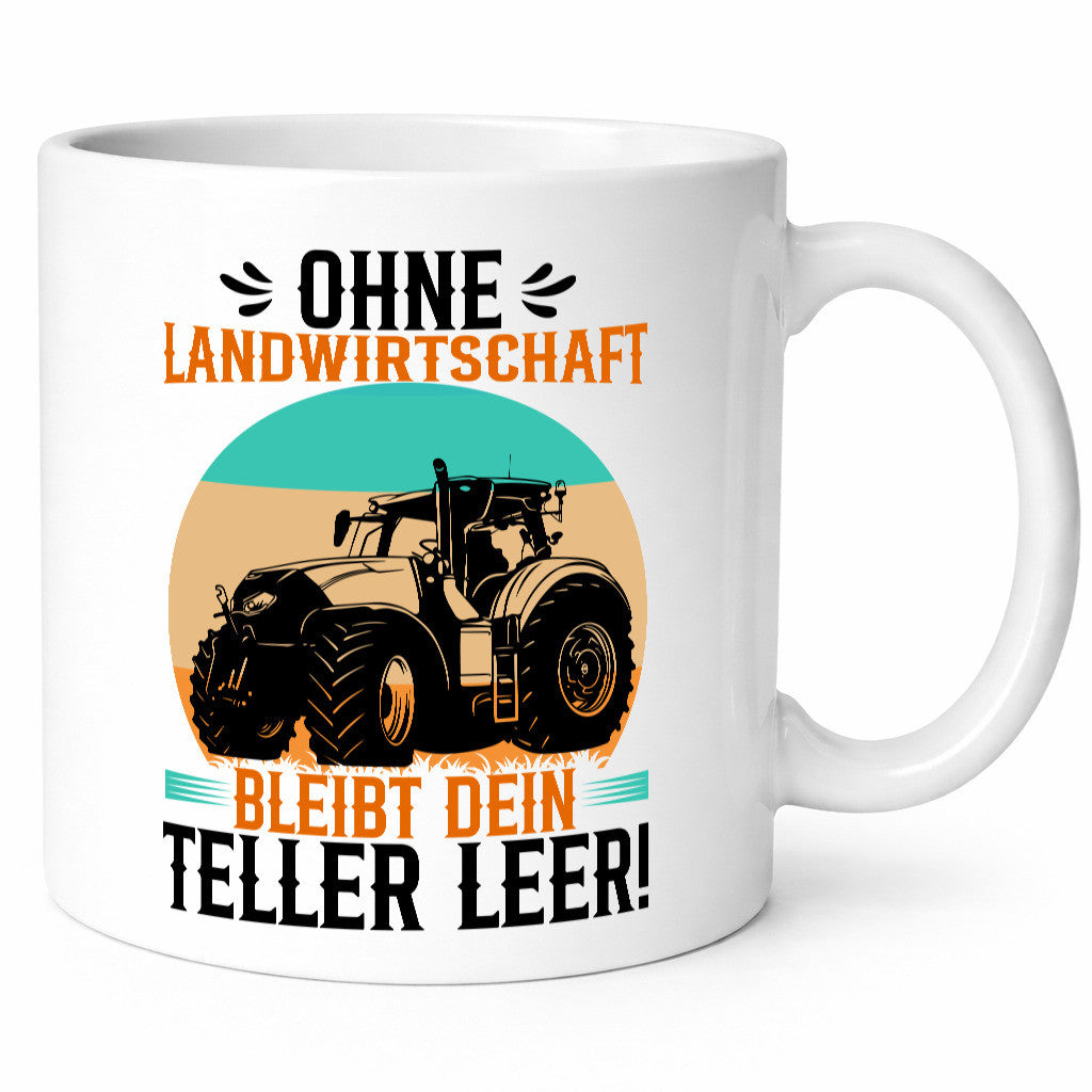 Dein Teller bleibt leer | landwirt Bauer Traktor lustiger Spruch Geschenk Humor
