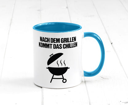 Nach dem Grillen kommt das Chillen | Grillmeister Party Geschenk Humor