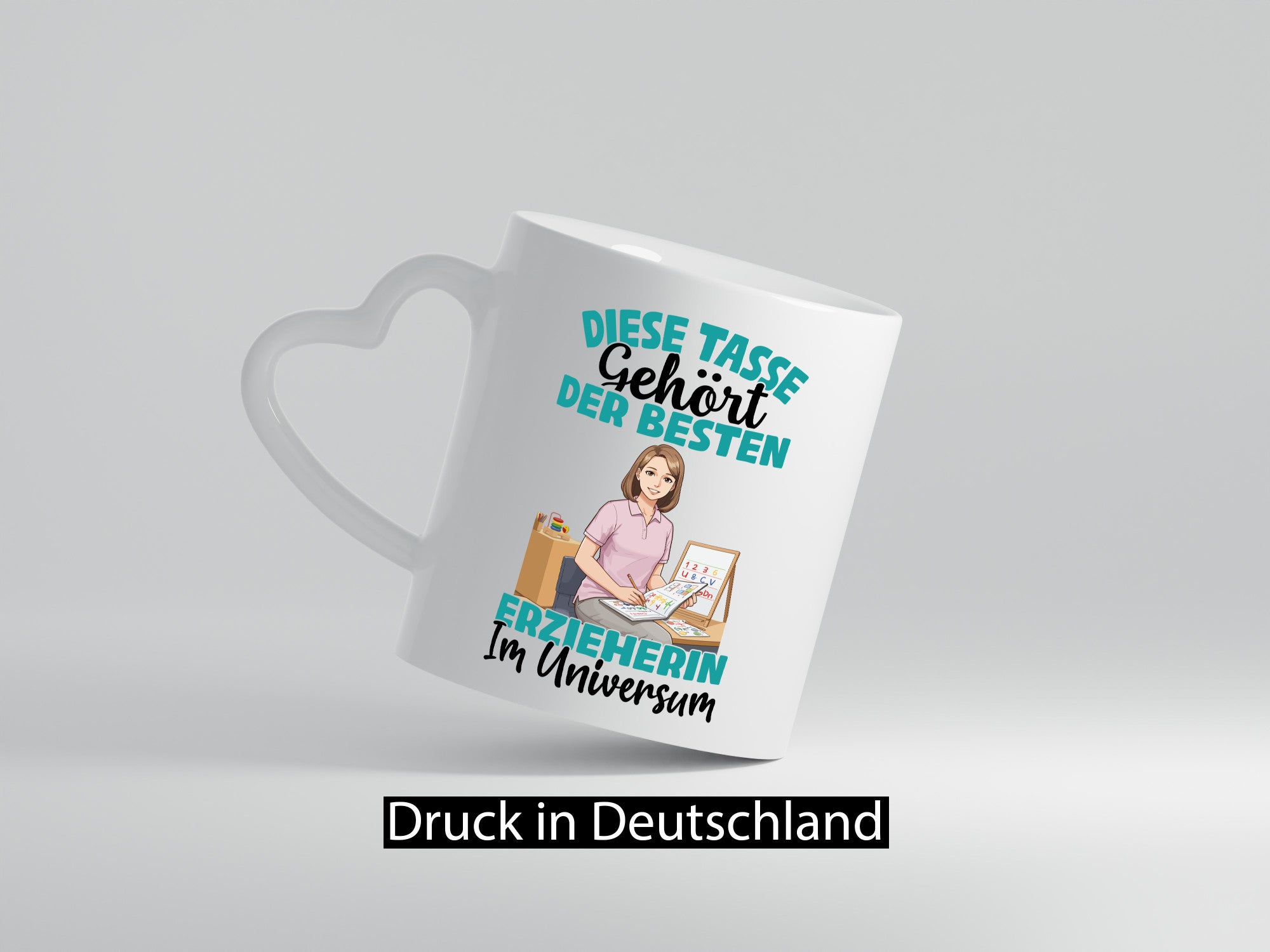Im Universum: Erzieherin | Pädagogin Schule lustig Humor Geschenkidee Geschenk