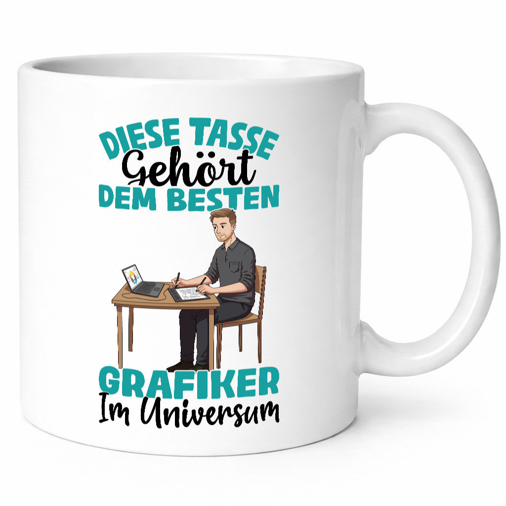 Im Universum: Grafiker | Grafik Design lustiger Spruch Geschenk Humor