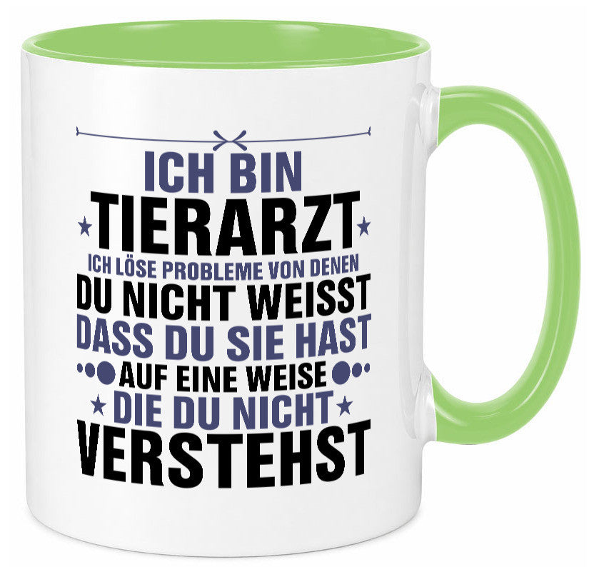 Löse Probleme: Tierarzt | Tiermedizin Mediziner Geschenk Tierliebhaber Humor