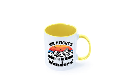 Mir reichts ich geh Wandern | Berge Laufen Natur Humor Geschenkidee Tasse