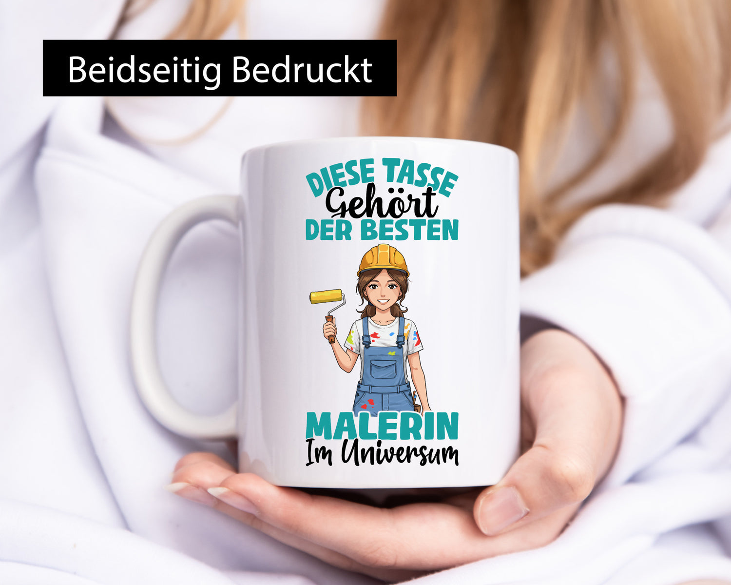 Im Universum: Malerin | Malerinnen Geschenkidee Humor Tasse