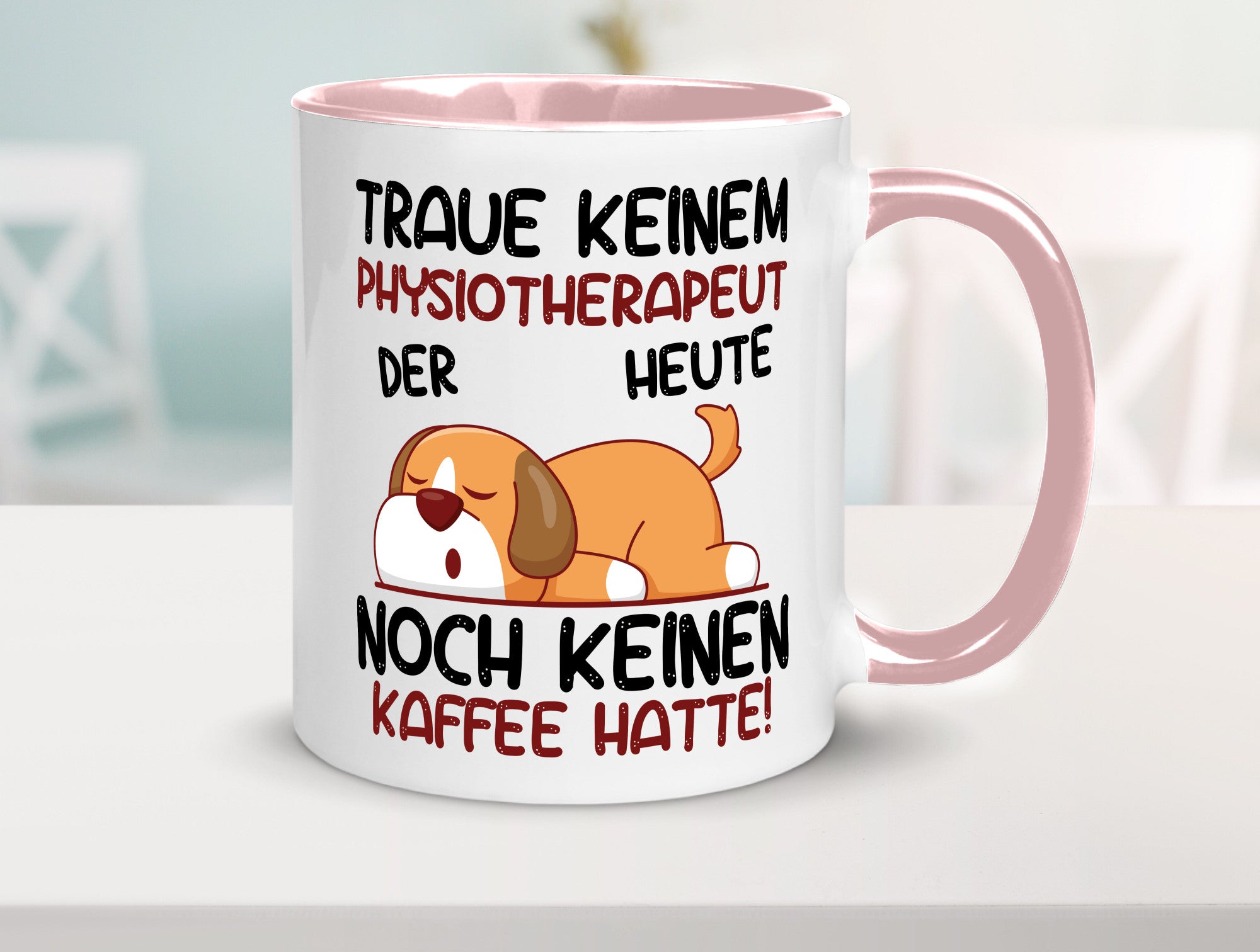 Traue keinem Physiotherapeut v2 Geschenkidee Humor Tasse